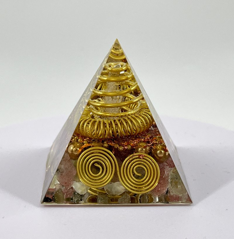 開運小物 Orgonite 奧剛能量塔-金字塔款式1 - 擺飾/家飾品 - 半寶石 