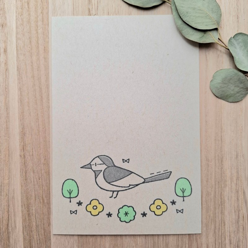 ポストカード ハクセキレイ - 卡片/明信片 - 紙 