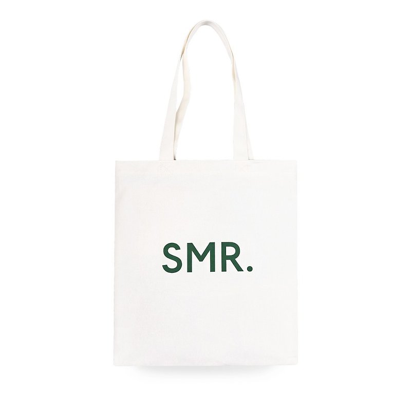 SMR point eco bag_white - 手提包/手提袋 - 其他材質 白色