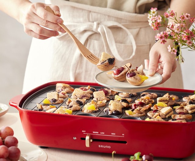 BRUNO Multi Grill Pot レッド Amazon.co.jp: Bruno BOE065 Multi Grill Pot, Red : Home & Kitchen