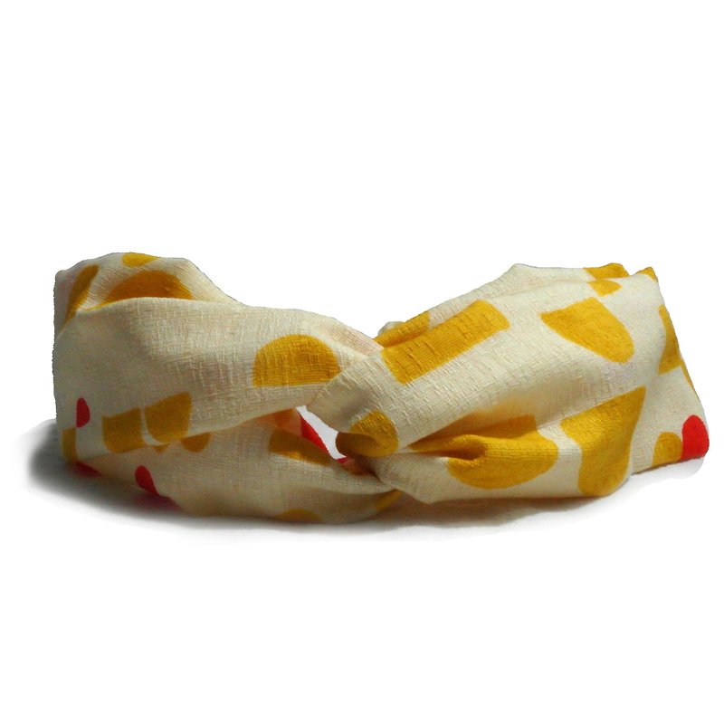 Going out on a picnic in Japan, limited edition | - Hair Accessories - Cotton & Hemp Yellow