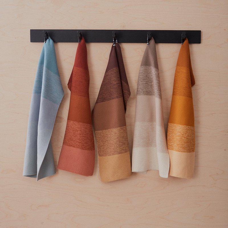 尼吉漸層有機棉小方巾 - 2入 - Brown / Clay - 廚具 - 棉．麻 多色