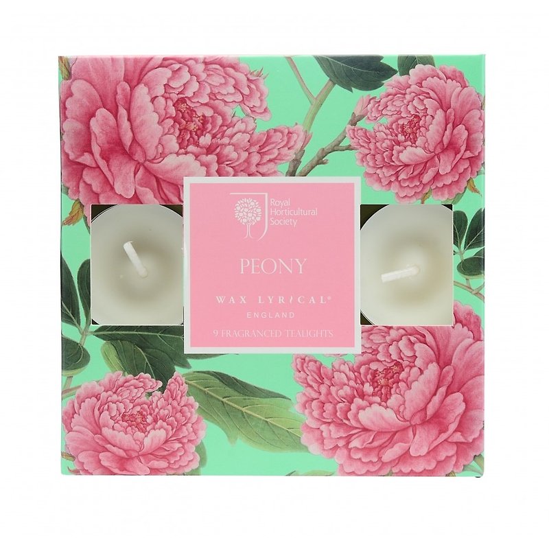 [Wax Lyrical] British candle RHS FG Peony mini candle 9 in - Candles & Candle Holders - Wax 