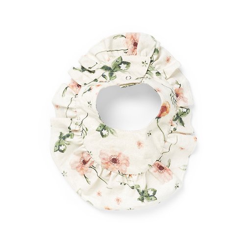 瑞典 Elodie Details 有機棉口水巾圍兜 - 浪漫碎花 Meadow Blossom