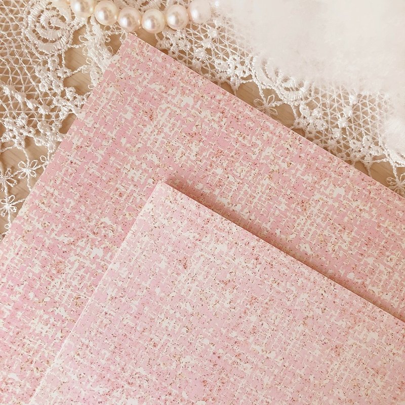 Glitter Tweed Pink - กล่องของขวัญ - กระดาษ สึชมพู