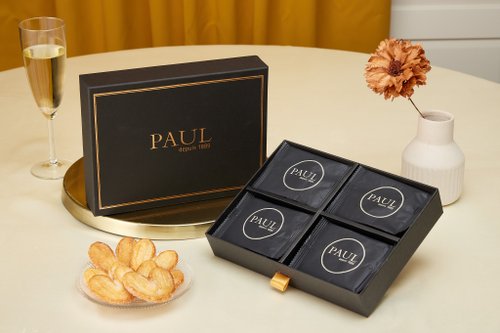 PAUL法國麵包甜點沙龍 【PAUL】典藏舞蝶禮盒(法式烤布蕾)(含運費)
