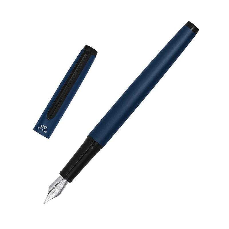 キャンパスペン-ミッドナイトブルー - 油性・ゲルインクボールペン - 金属 ブルー