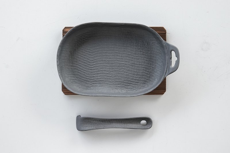 Southern ironware [burlap pattern grill pan] (small) - กระทะ - โลหะ 