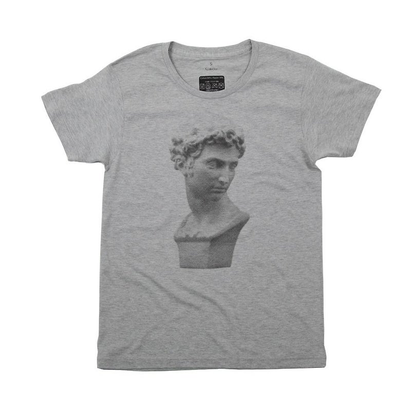 As a gift for college students. Gypsum Julian T-shirt Unisex XS ~ XL size Tcollector - เสื้อยืดผู้หญิง - ผ้าฝ้าย/ผ้าลินิน สีเทา