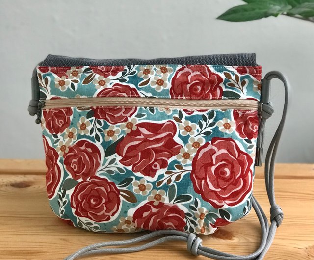 Rose print purse new arrivals