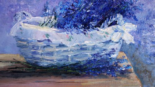 油絵 絵画【ラベンダー】 油絵 絵画 【ラベンダー】 絵画 HR 通販 13749544｜Creema