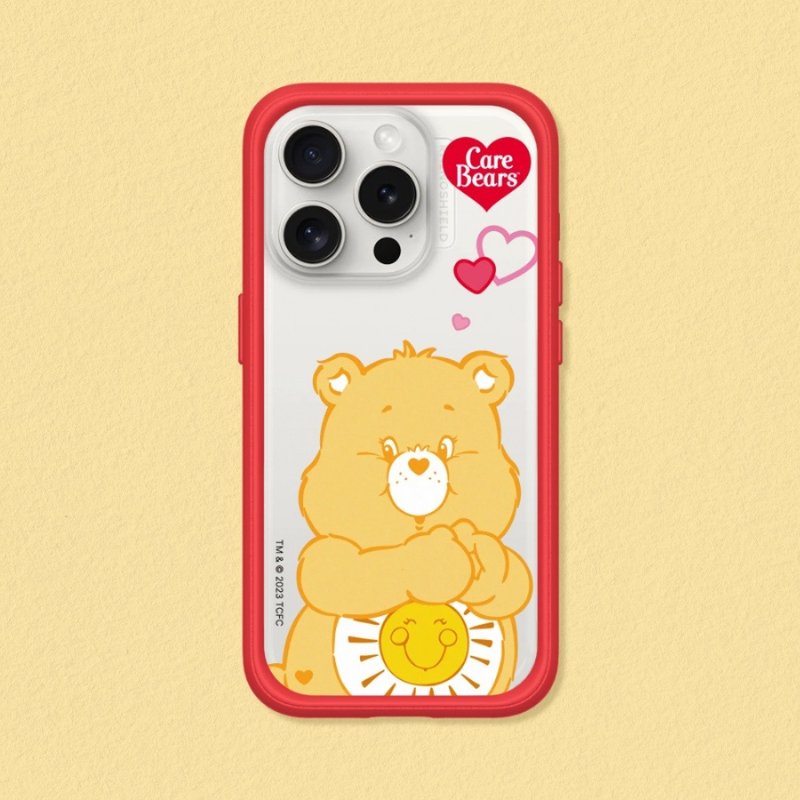 Mod NX邊框背蓋手機殼∣Care Bears/Funshine Bear for iPhone - 手機殼/手機套 - 塑膠 多色