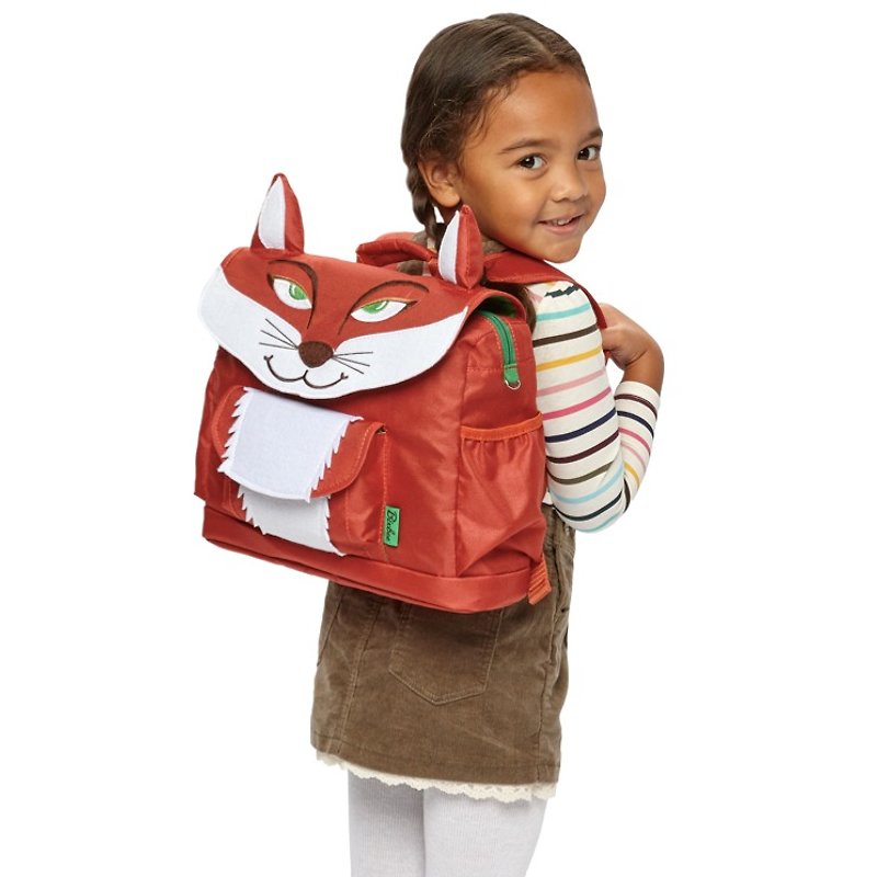 Bixbee Animal Pack "Fox" Kids Backpack - Red - Other - Polyester Red