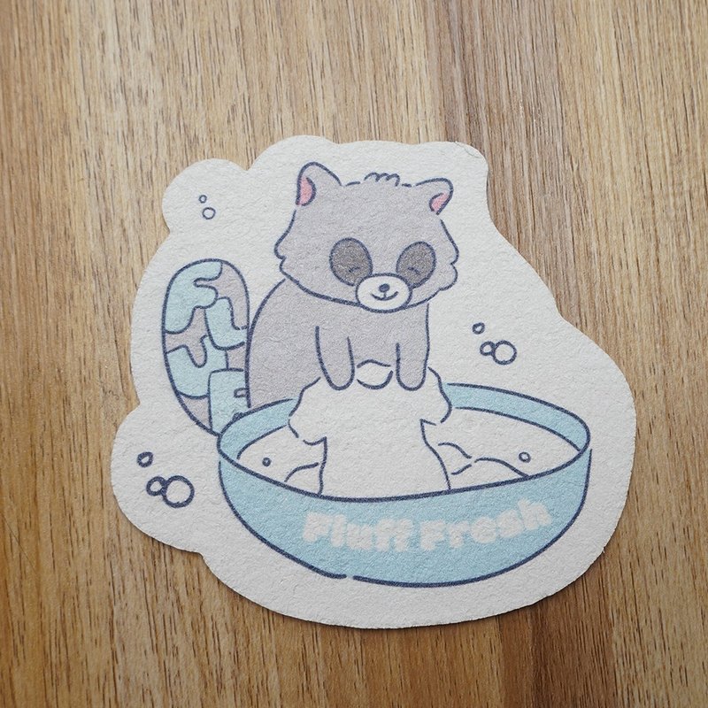 潔寶寶木漿海綿 10*10cm - 碗盤清潔/洗碗精 - 海綿 白色