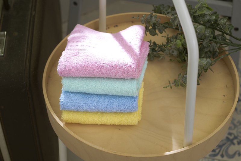 100% pure cotton designed and manufactured by MIT::household baby towel-ice cream - Towels - Cotton & Hemp Pink