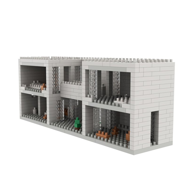 Archbrick 住吉的長屋微積木 (安藤忠雄) - 公仔/玩偶 - 塑膠 多色