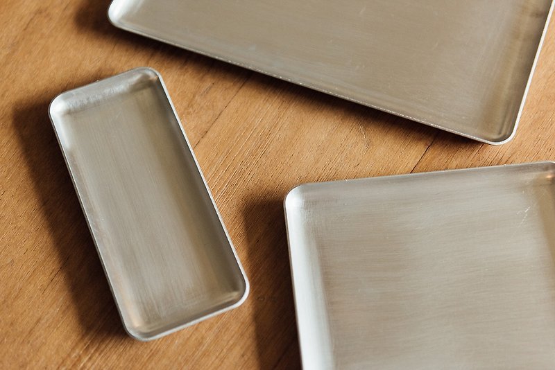 鋁合金 居家收納/收納盒/收納用品 銀色 - D&L鋁製置物盤