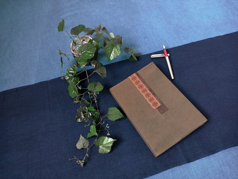 洋蔥染手工書 - 筆記本/手帳 - 棉．麻 