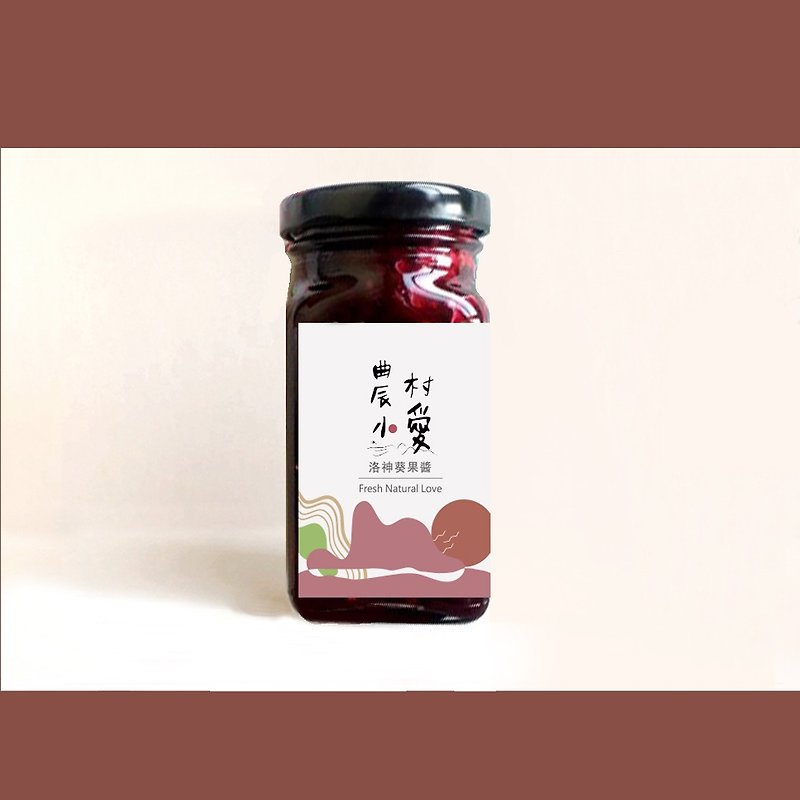 There are Luo Luo flower jam - แยม/ครีมทาขนมปัง - แก้ว สีแดง