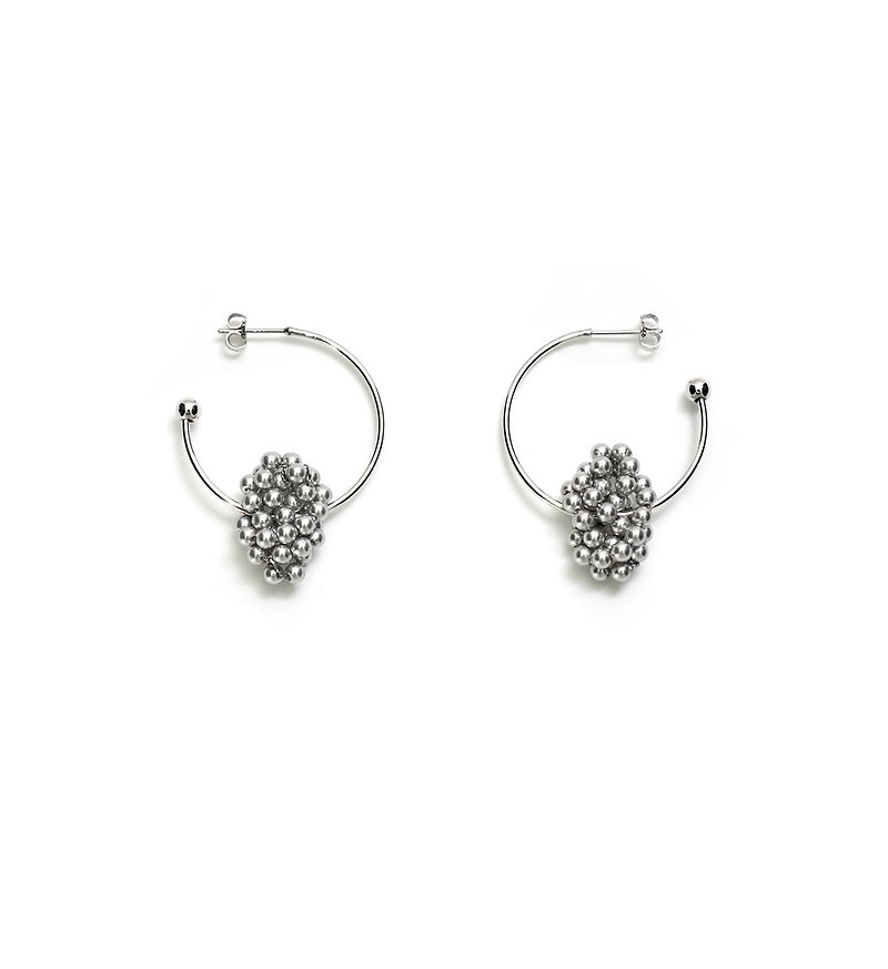 Tie Earrings - Earrings & Clip-ons - Silver Silver