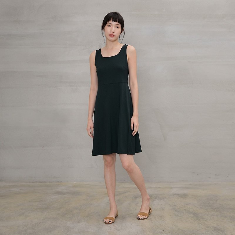 Ingrid Square-Neck Dress - One Piece Dresses - Other Man-Made Fibers Multicolor