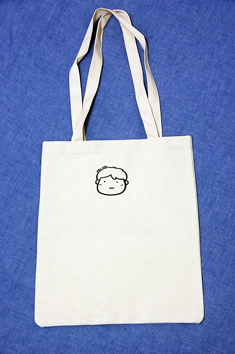 mermer big head shoulder bag shoulder bag - Messenger Bags & Sling Bags - Cotton & Hemp Black