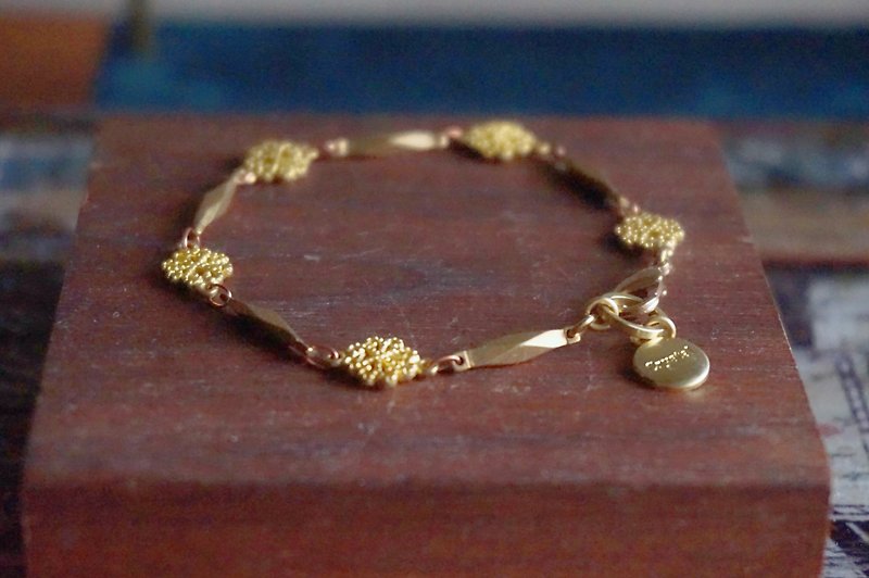 Classical] [Time-based retro Bronze bracelet - สร้อยข้อมือ - ทองแดงทองเหลือง สีนำ้ตาล