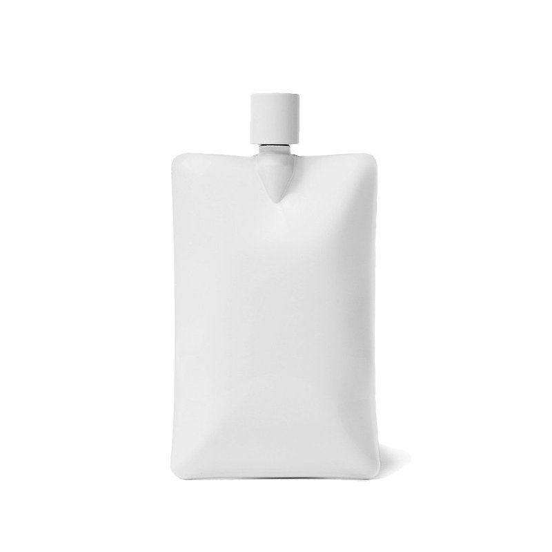 Liquid Body Flask - White - Bar Glasses & Drinkware - Stainless Steel White