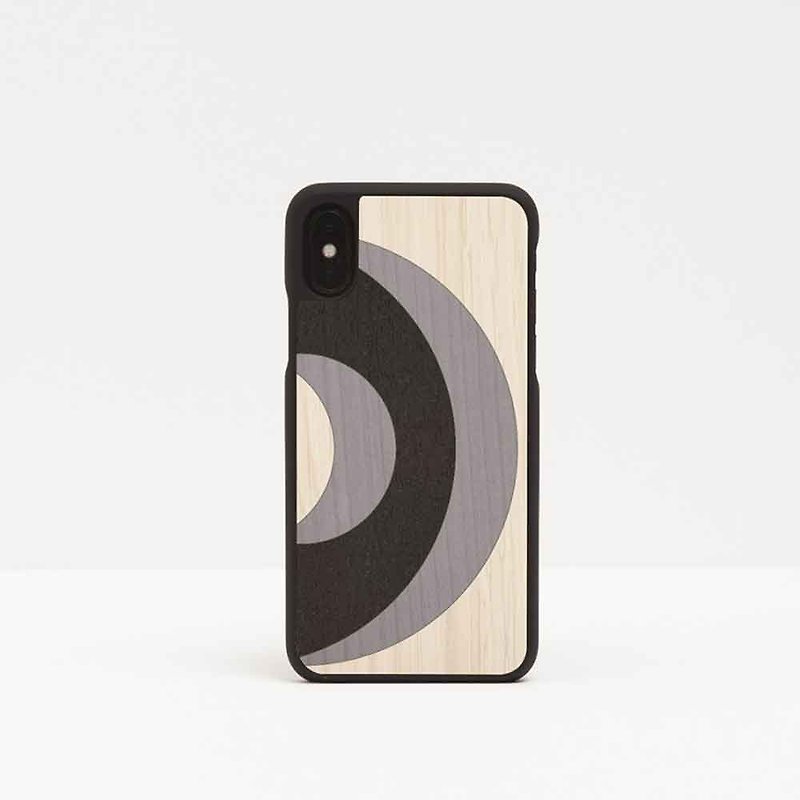 [Pre-order] Log phone case / circus gray - iPhone / Huawei - Phone Cases - Wood Brown