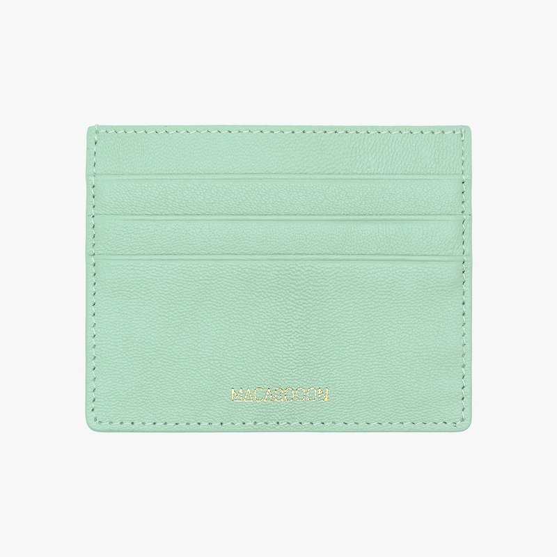 【Seasonal Sale】Customized Gift Italian Leather Card Holder Wallet Card Holder_01378 - Wallets - Genuine Leather Green