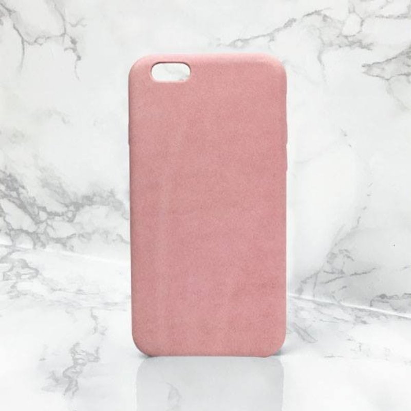 AOORTI :: Apple iPhone 6s Plus 手工皮革牛皮 護套/手機殼 - 淡粉 - 手機殼/手機套 - 真皮 粉紅色