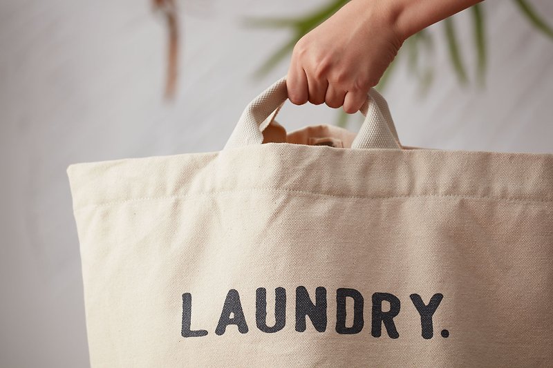 【Canadian Fluf Organic Cotton】 HiLife Universal Bag-(Laundry) - กระเป๋าถือ - ผ้าฝ้าย/ผ้าลินิน 