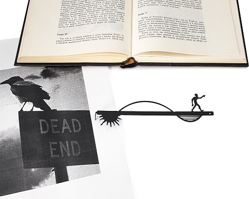 Design Atelier Article Metal Bookmark When the Night Comes