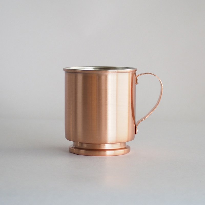 Japanese Gaosang metal Japanese classical palace style pure copper mug-300ml - Cups - Copper & Brass Gold