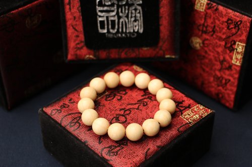 TIBUKKYO德榕藏品 新籽滿花六道木13mm 手珠 客製化串珠設計 降龍木 降龍木 佛珠