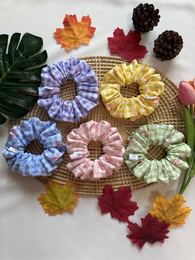 Bowie Scott Collection Scrunchies - 髮夾/髮圈 - 棉．麻 