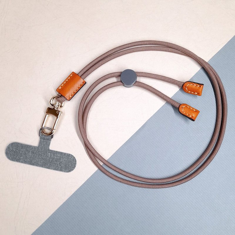 Neck Strap / Phone Lanyard / Handmade / Includes Phone Tether Tab - Lanyards & Straps - Genuine Leather 