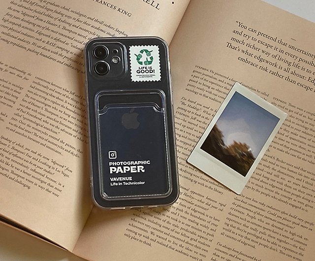 Polaroid card holder-iPhone case - Shop VAVENUE - Orginal Design iPhone Case Phone - Pinkoi