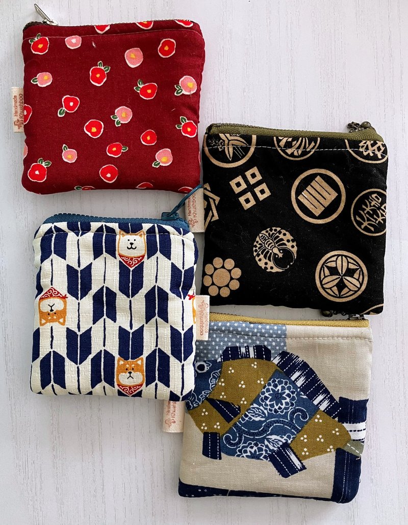 コインパース　国産生地 - 零錢包/小錢包 - 棉．麻 