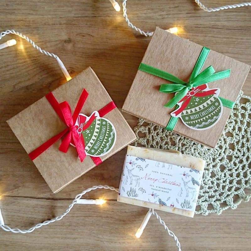 Pure Pure Soap - Christmas Package (one entry) - สบู่ - พืช/ดอกไม้ สีแดง