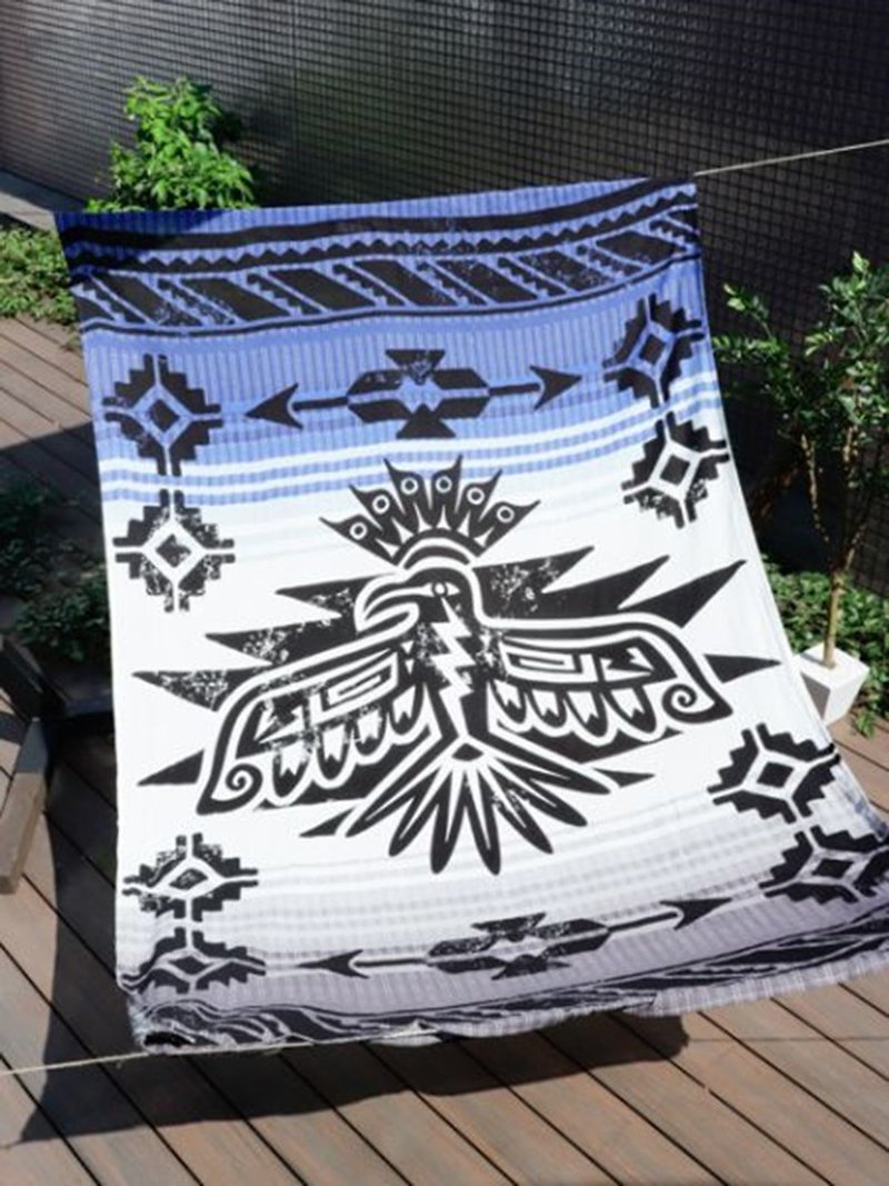 [Popular Pre-order] Native American Thunderbird Totem Cloth IDSP82A6 - ผ้าห่ม - ผ้าฝ้าย/ผ้าลินิน 