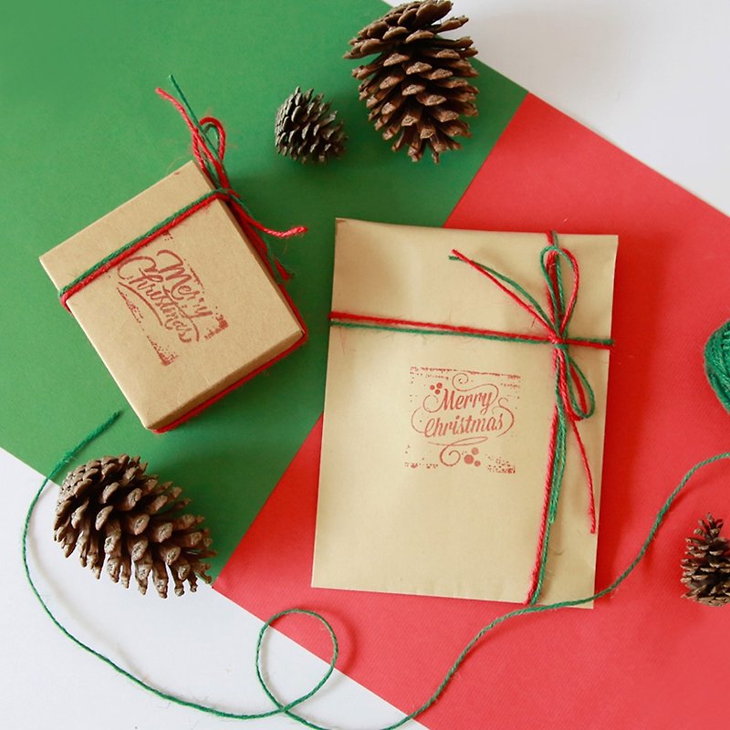 禮物包裝服務-聖誕限定─【VUCA-Design】 - 包裝材料 - 棉．麻 紅色