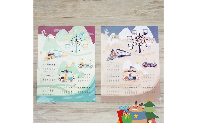 Journey in Spring and Snow / L-folder - 2 per pack: spring & snow】 - Folders & Binders - Plastic 