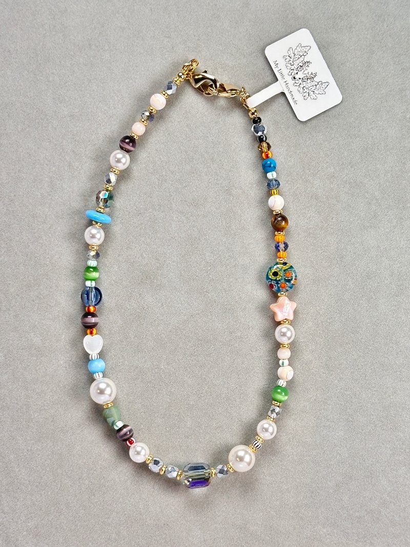 Austria Swarovski crystal pearl phone lanyard/sling JP16H-001 - Lanyards & Straps - Pearl Multicolor