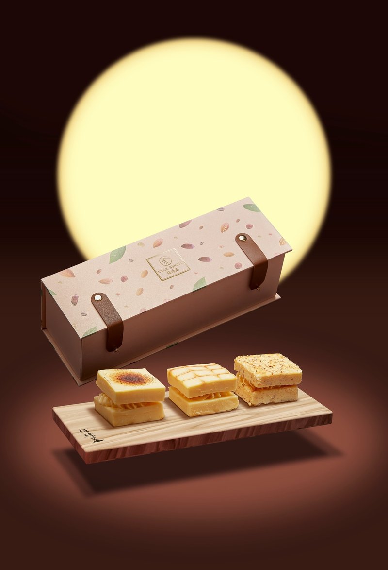 Hanxin Classic Mature Cheesecake Gift Box 3 pieces - เค้กและของหวาน - อาหารสด สีทอง