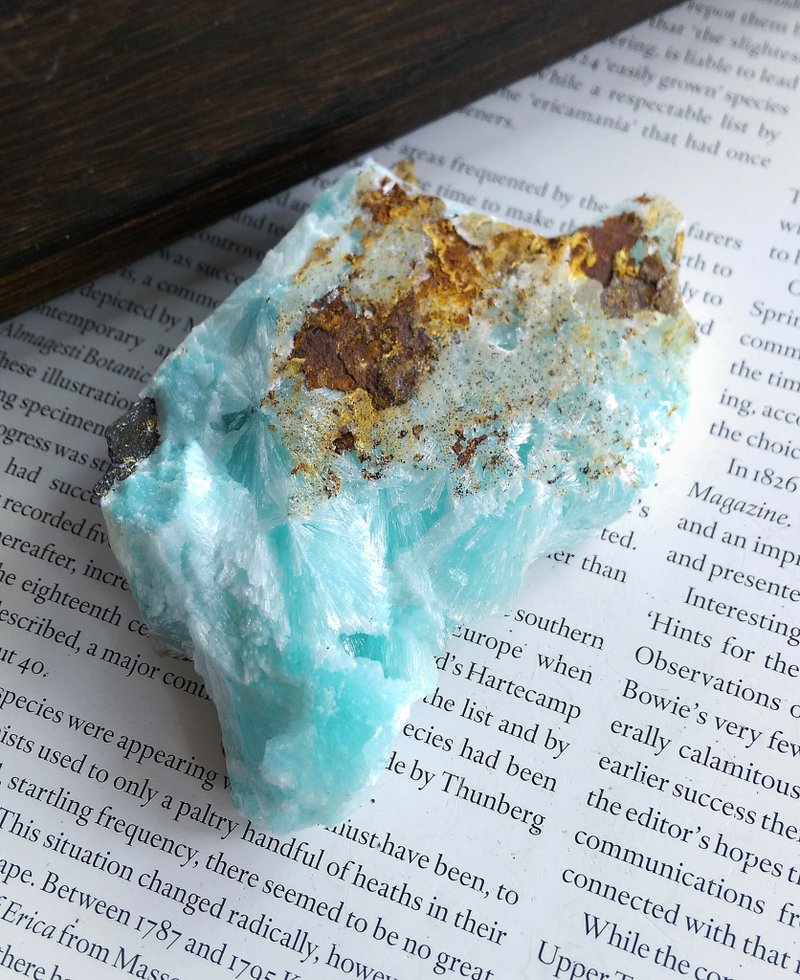 Blue Aragonite 雲南產地  藍文石 藍霰石 天然礦石 原礦 - 擺飾/家飾品 - 其他材質 