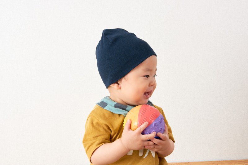 ベビ帽子 天竺 ガーゼ オーガニックコットン ワッチ 新生児1歳 オールシーズン 日本製 - 嬰兒帽子/髮帶 - 棉．麻 
