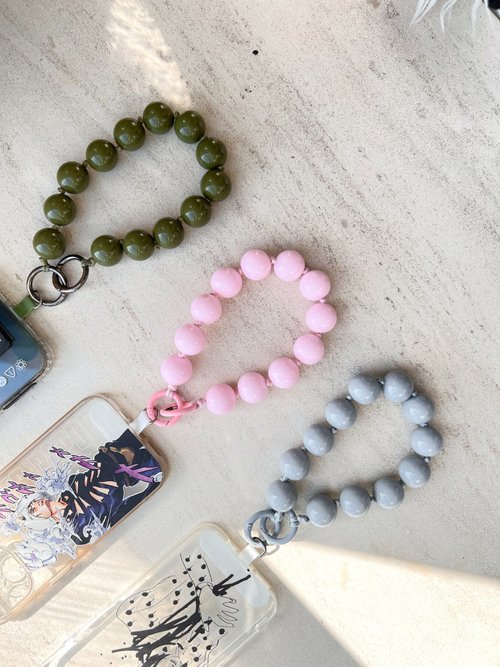 20MM beads phone chain。Customer-made color design