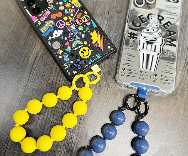 20MM beads phone chain。Customer-made color design - Shop 2703 Other - Pinkoi
