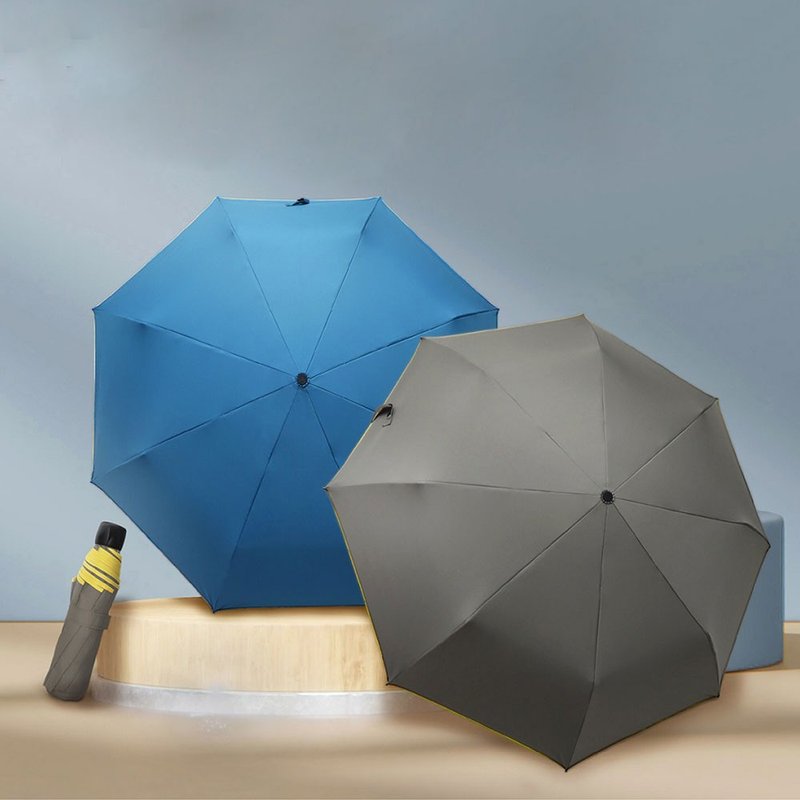 男人的傘【防曬輕鋁威風折傘】折疊傘 防曬 雨傘 防潑水 抗曬 - 雨傘/雨衣 - 聚酯纖維 多色